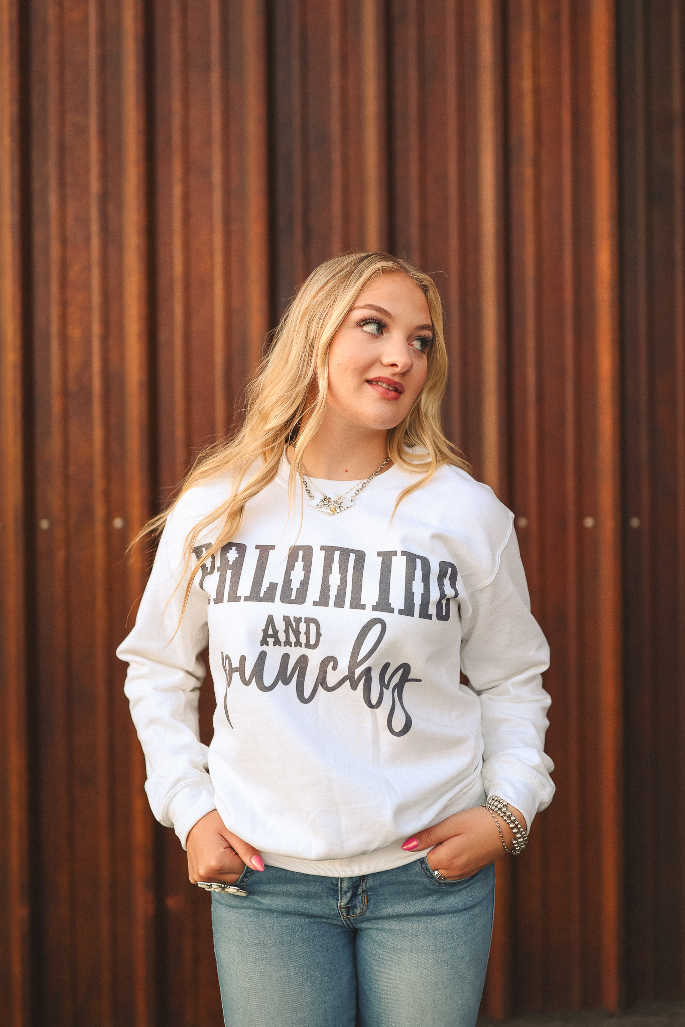 Palomino And Punchy Tee or Crewneck