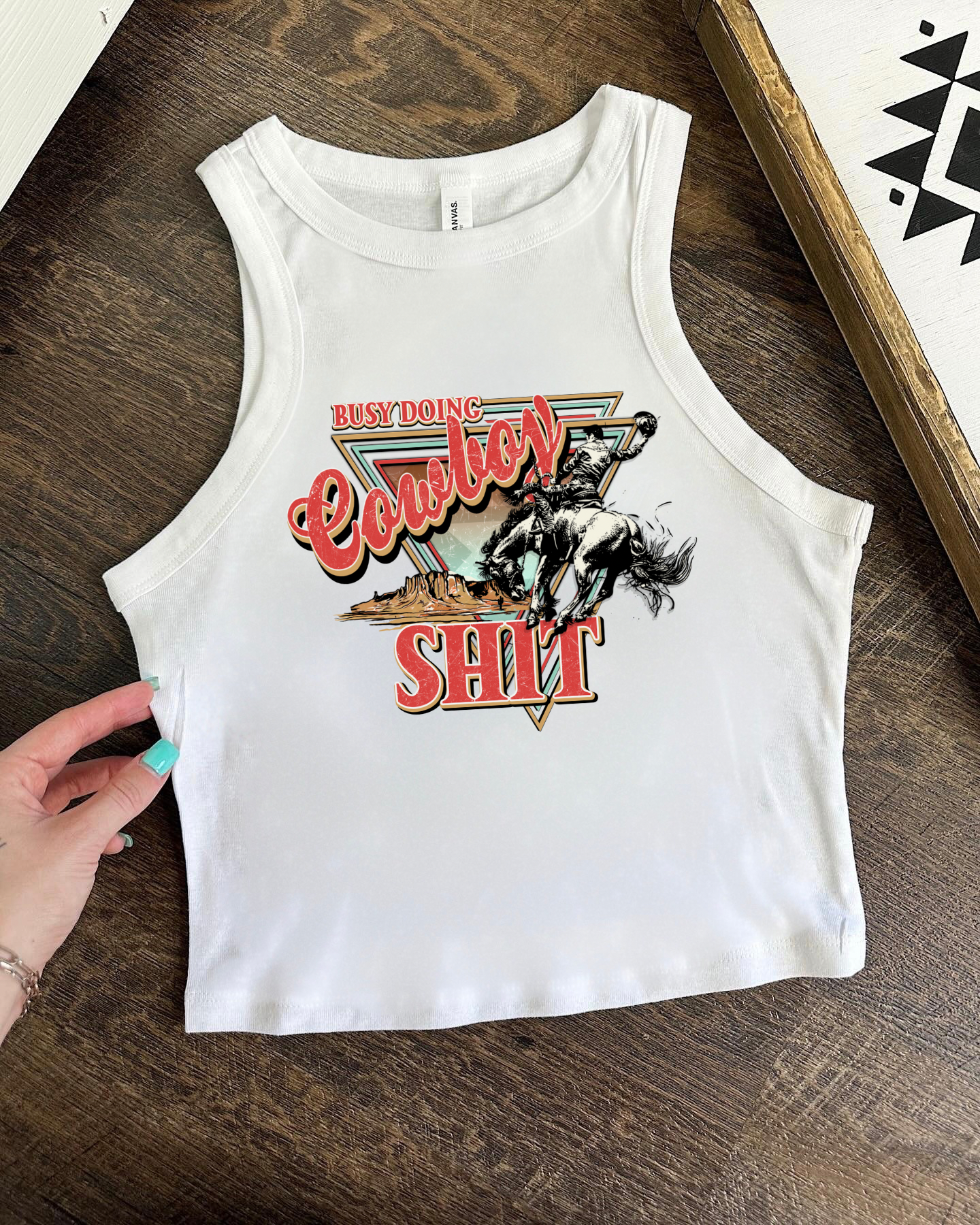 True Cowgirl Cropped Tee