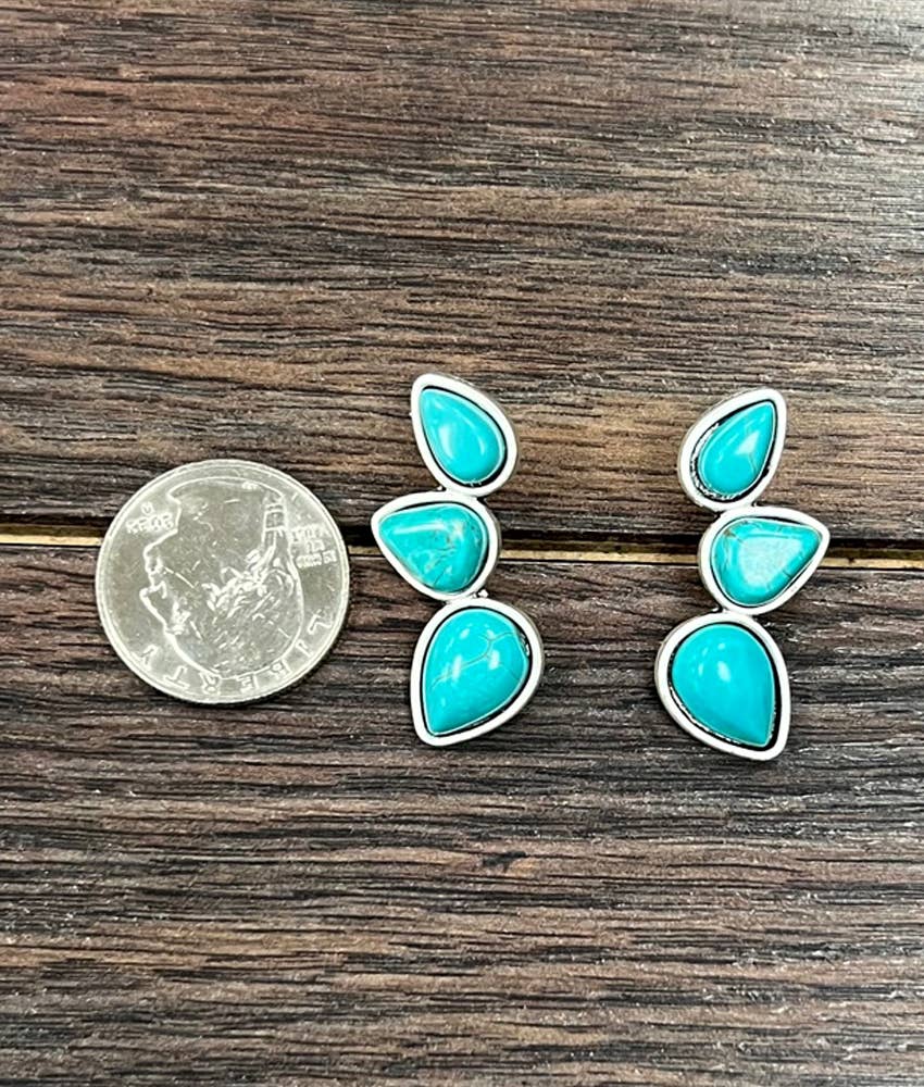 Turquoise Stud Earrings