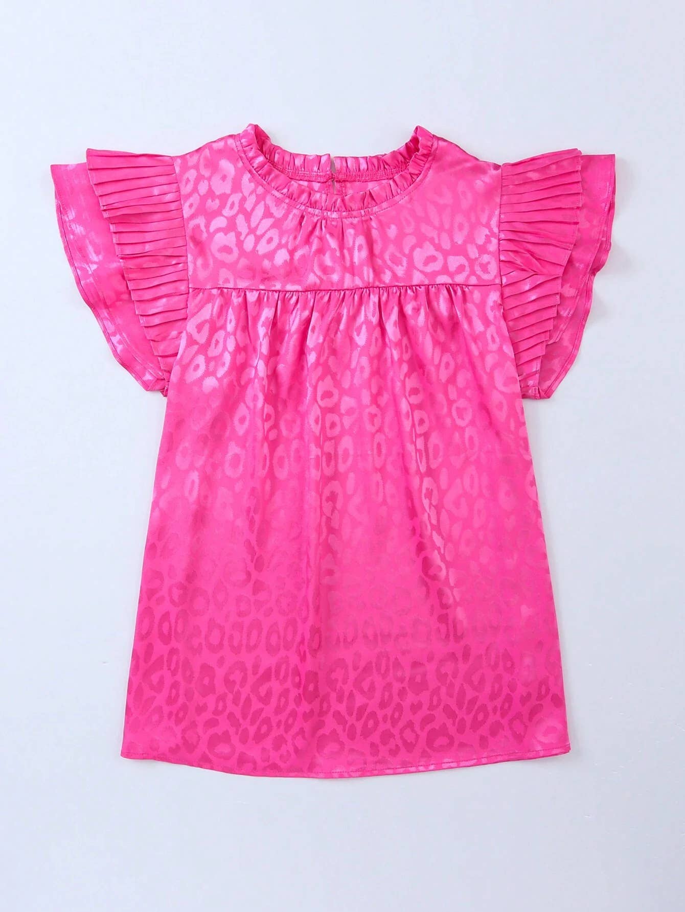 Polka dot ruffle blouse t-shirt
