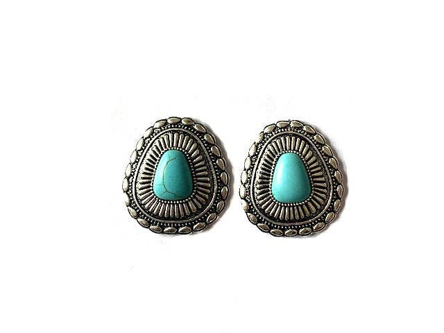 Beautiful Western Concho Earrings