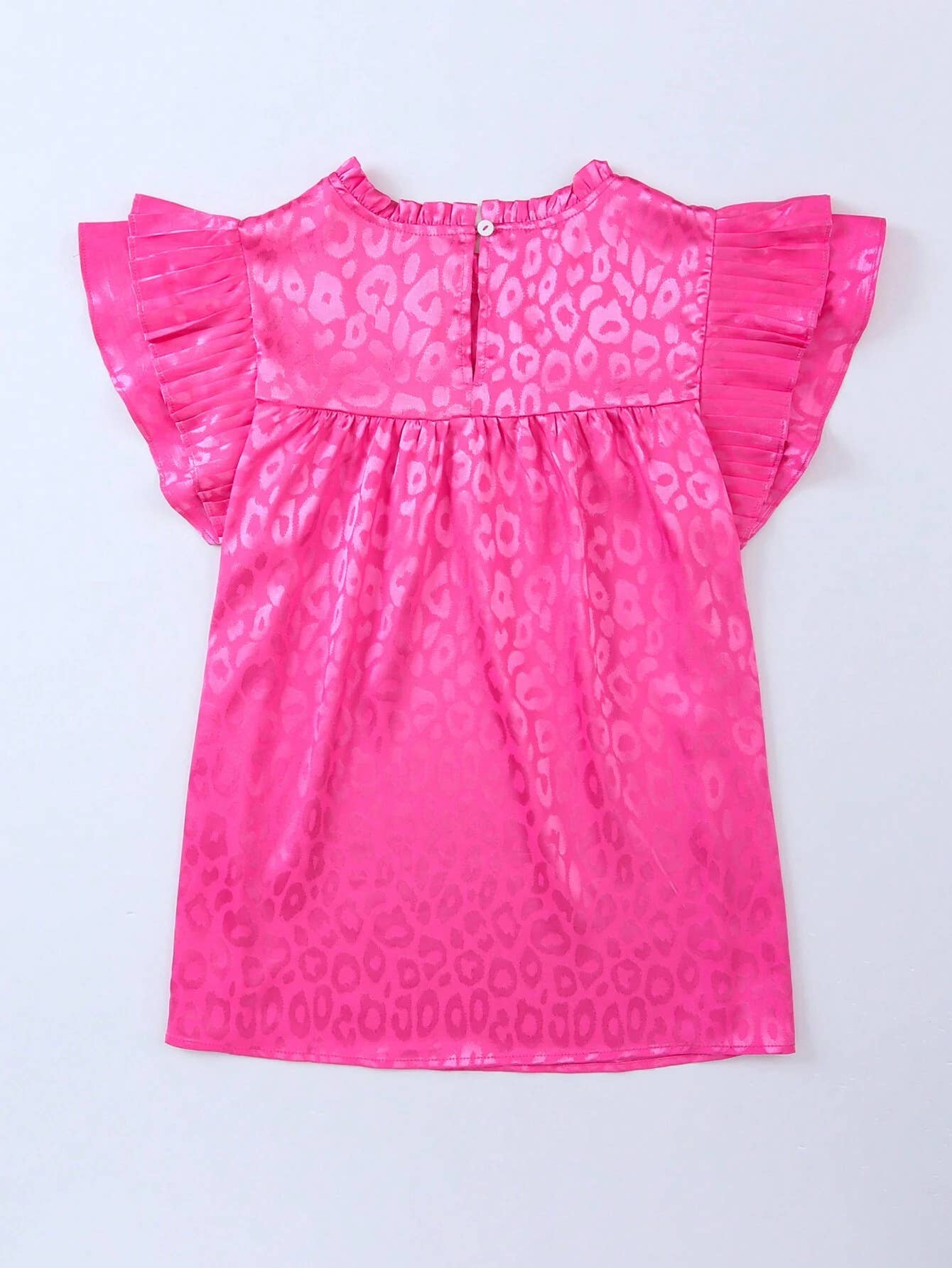 Polka dot ruffle blouse t-shirt