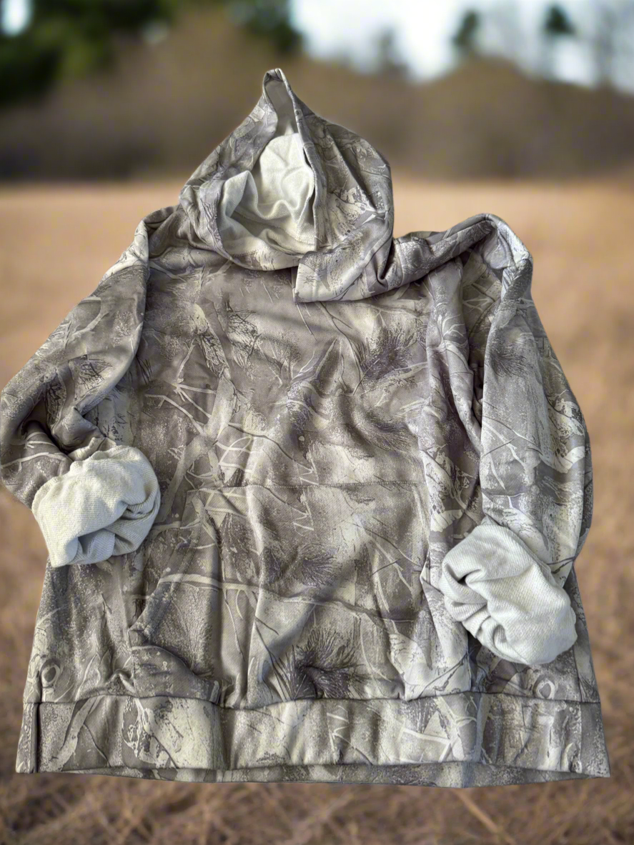 Oversized Camo Hooded Sweatshirt | S-XL