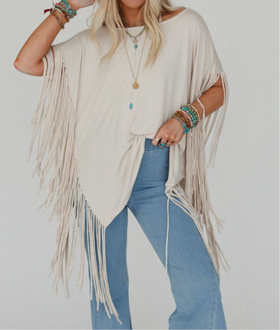 Western Showstopper Fringe Top