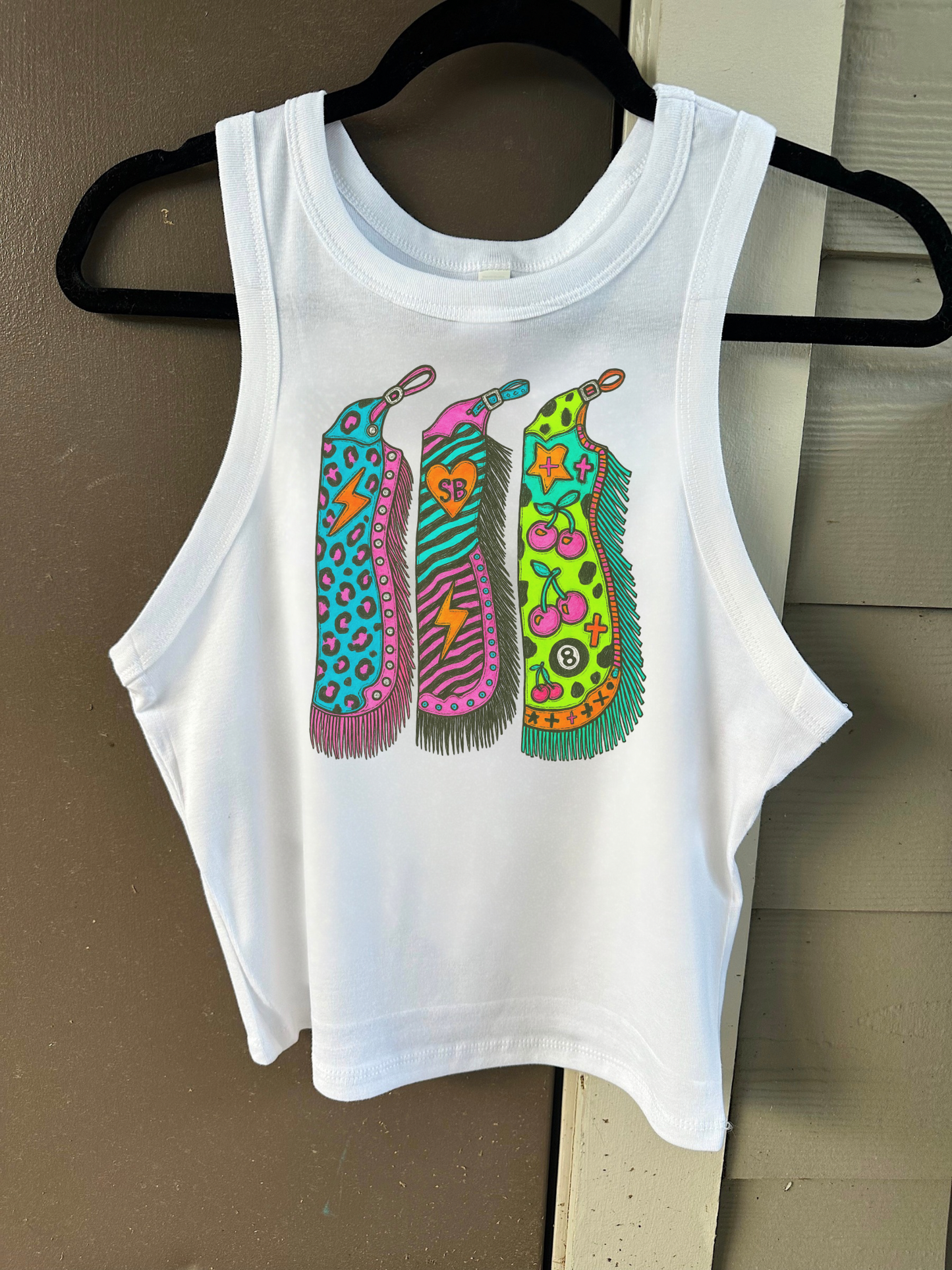 Neon Fringe Rodeo Tank