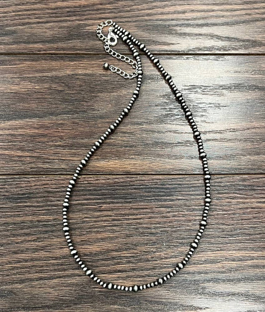 736977, 26-inch Navajo Bead Necklace