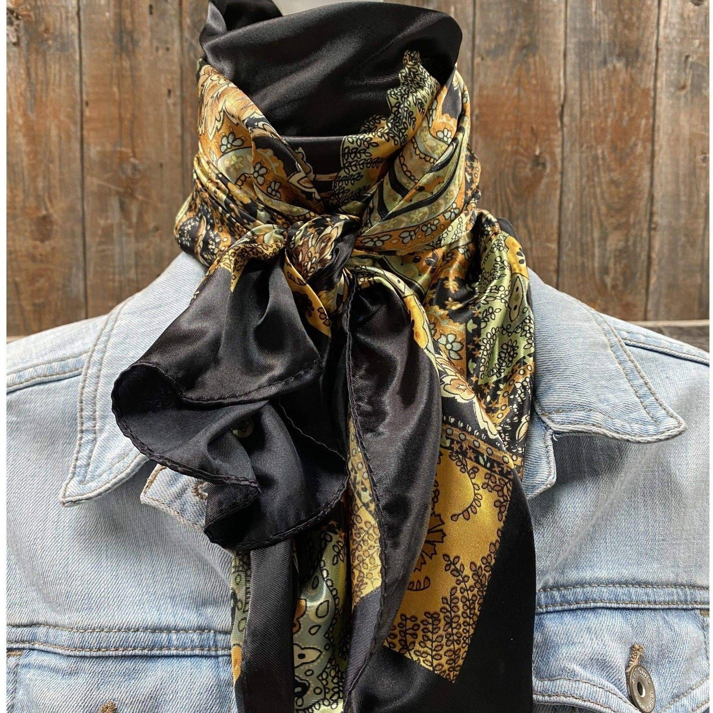 Golden Rod Paisley Wild Rag