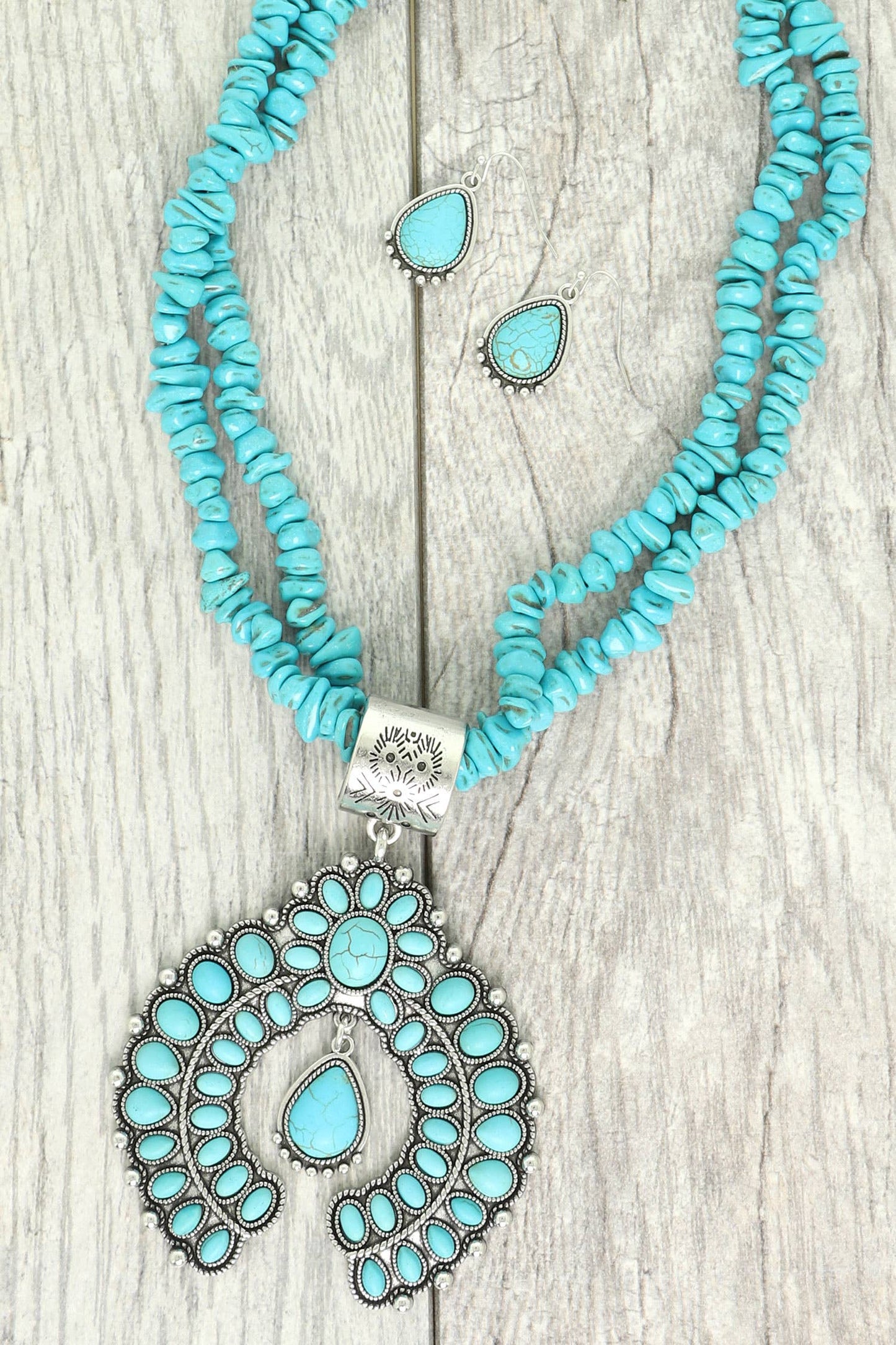 Western Darling Turquoise Necklace Set