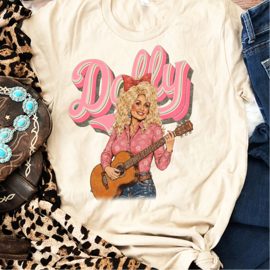 Dolly Country Music Western Tshirt