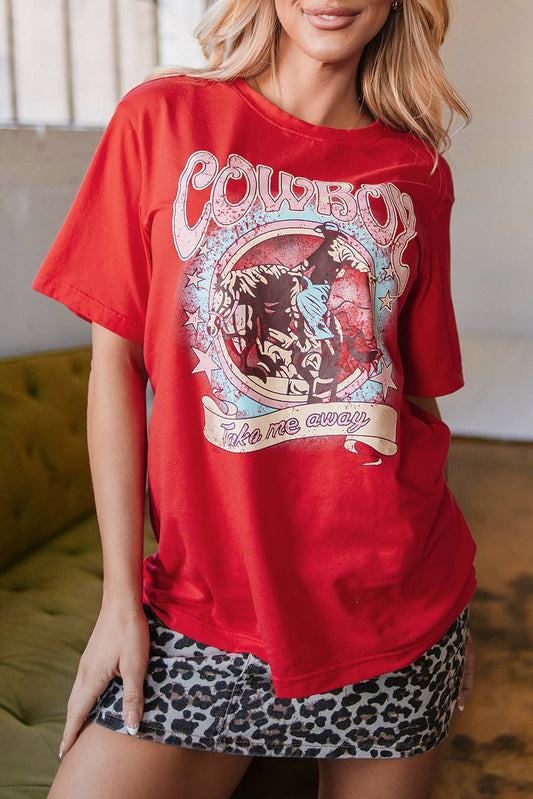 COWBOY Western Short Sleeve Tee