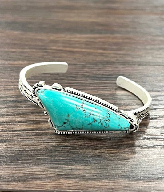 711330, Turquoise Cuff Bracelet