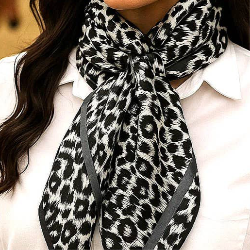 White Leopard Wild Rag