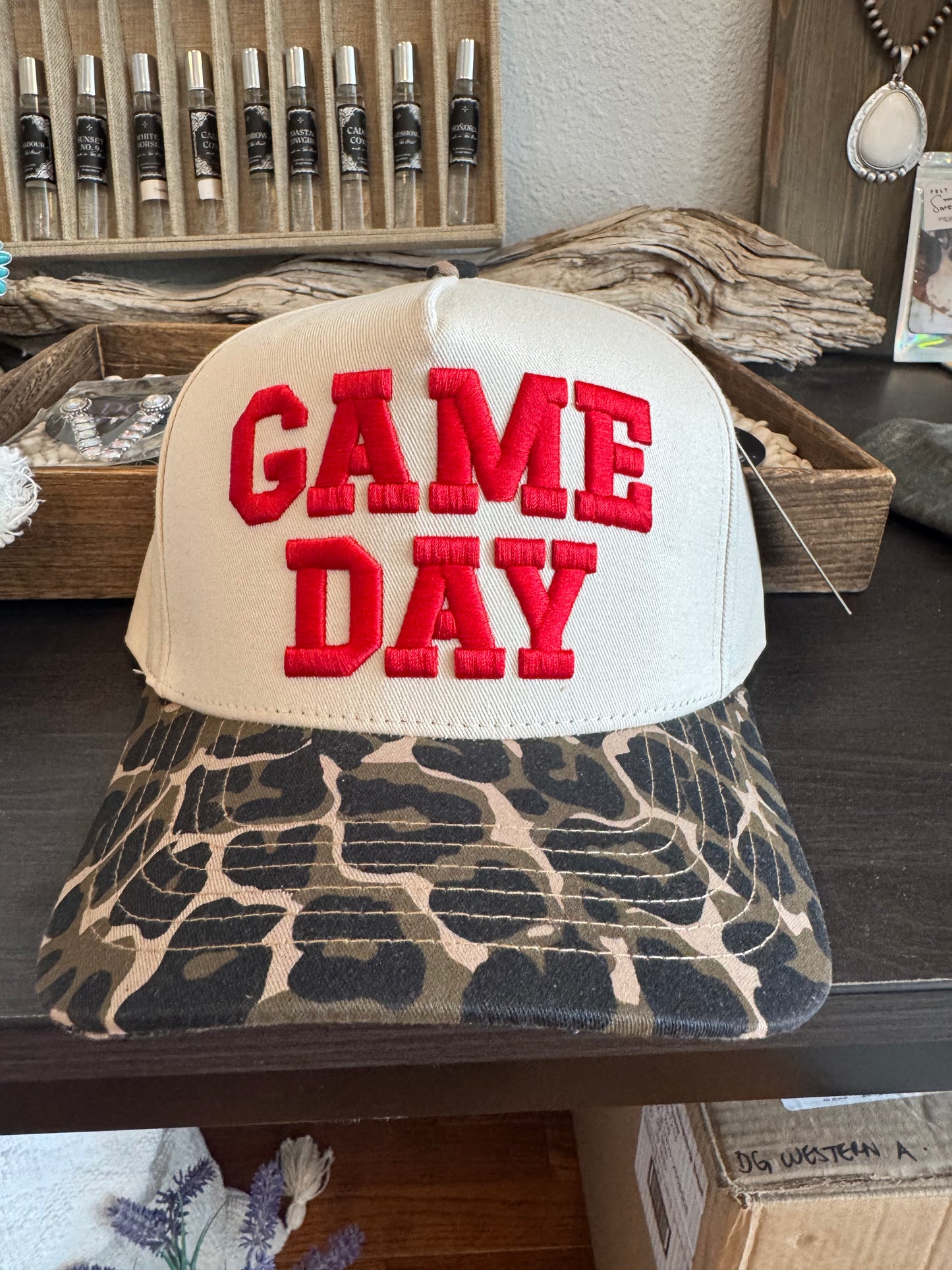 Leopard GAME DAY Trucker hat