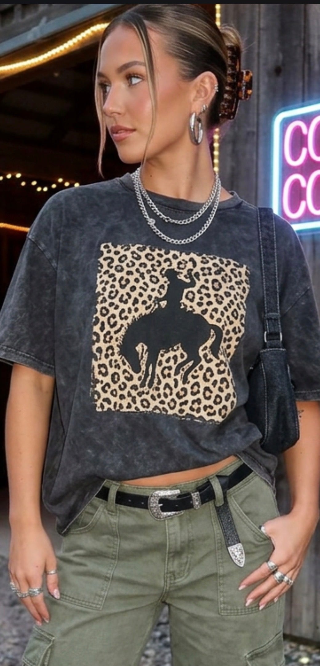 Untamed Cowgirl Graphic Tee