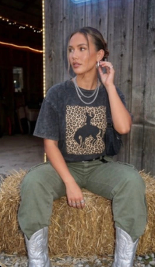 Untamed Cowgirl Graphic Tee