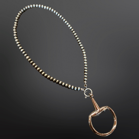 Luxury Cowgirl Snaffle Bit Necklace