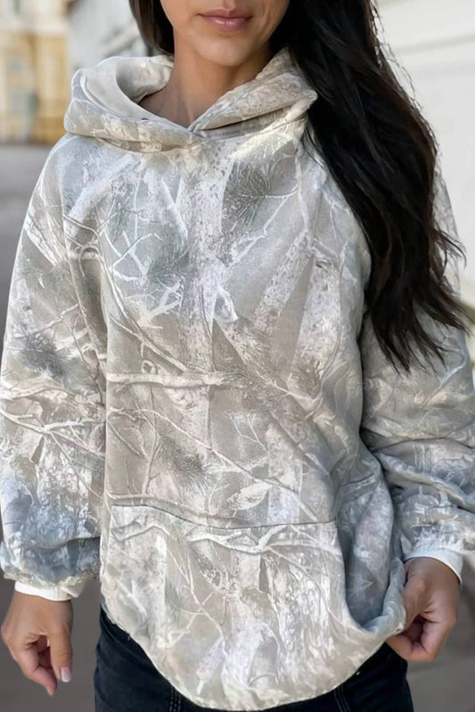 Oversized Camo Hooded Sweatshirt | S-XL