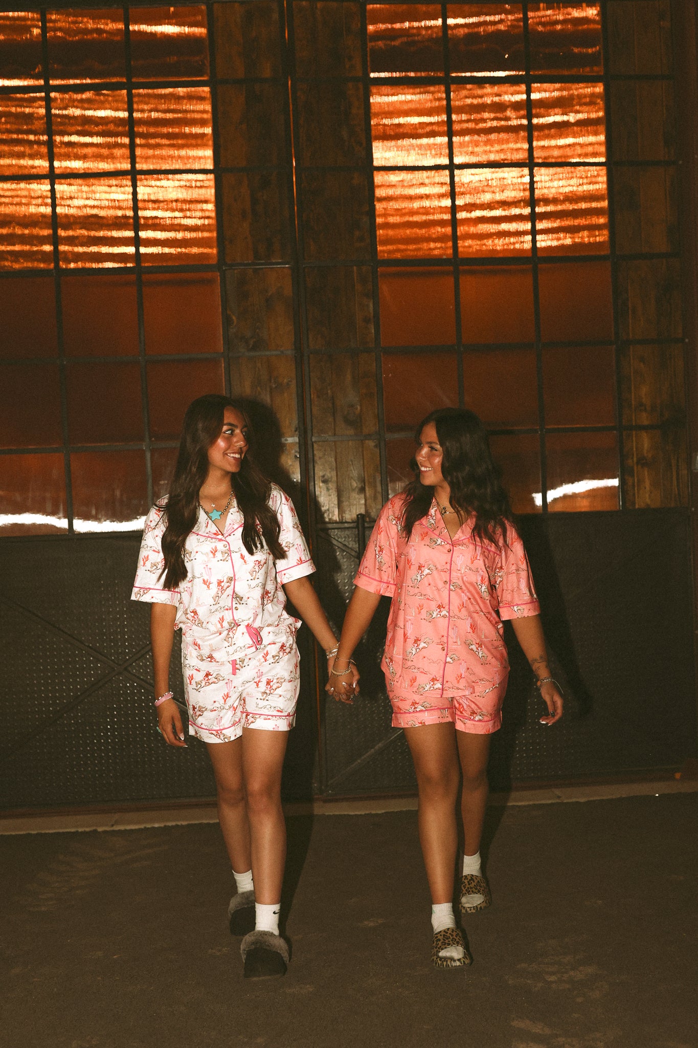 Cowgirl Country Print Pajamas Set