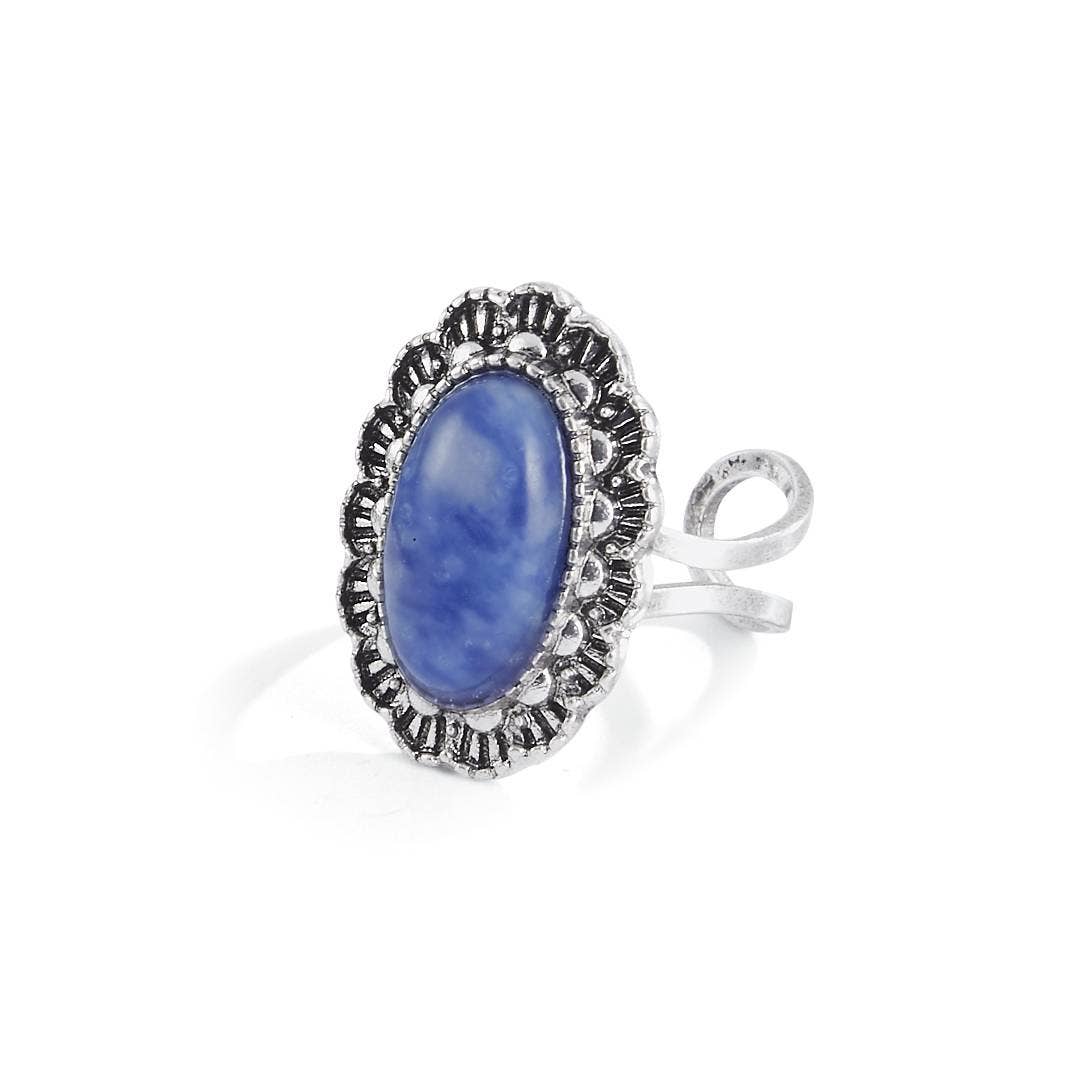 Western Concho Cuff Ring