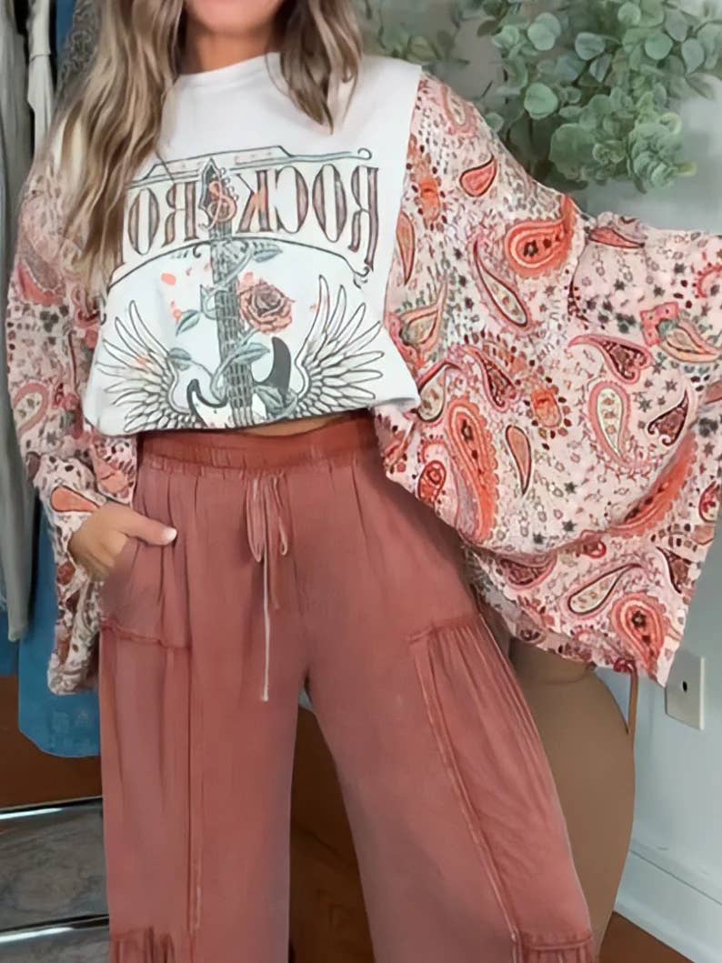 Western Rock & Roll Boho Shirt