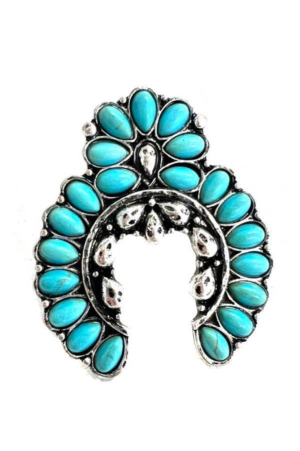 Desert Sky Turquoise Cuff Ring